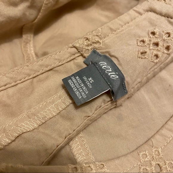 Aerie eyelet blush pink overalls - Picture 4 of 5